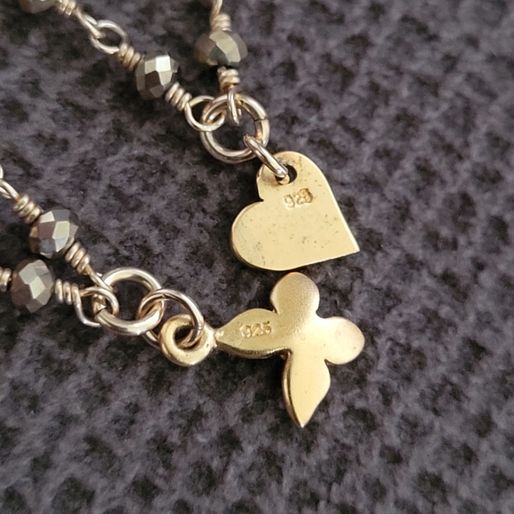 ✨️HP✨️ Dainty Gold💛 Pyrite Bracelet Trio3️⃣ - NWOT - Picture 8 of 15